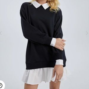 Faux Sweater Skirt Dress